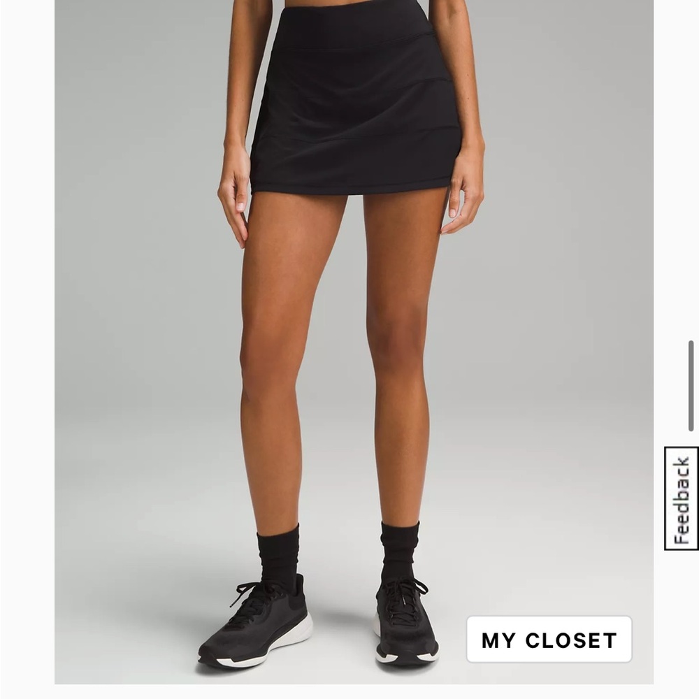 Lululemon Pace Rival Mid-Rise Skirt Long